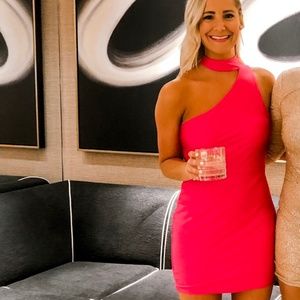 Super Down hot pink dress
